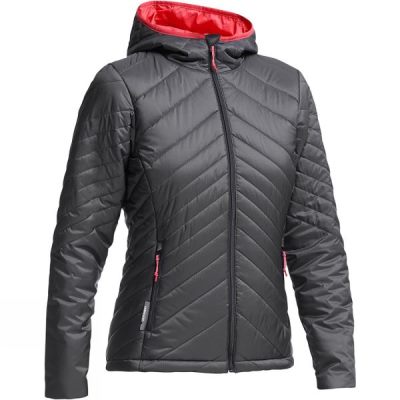 Chaquetas Icebreaker Stratus Manga Larga Zip Hood Mujer - Gris Oscuro - Chile FMG498570